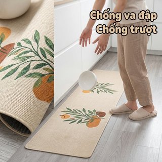 Thảm nhà bếp Nhật Bản Diatomite Thấm hút chống trượt Tấm lót silicon nhanh khô có thể giặt được