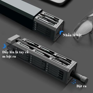 Bộ tuốc nơ vít chính xác 44 trong 1 Bit từ tính Tay cầm bằng nhôm Điện thoại Sửa chữa đồng hồ máy tính xách tay