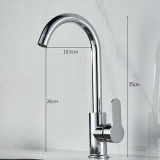 Vòi bếp nóng lạnh Ống đôi bằng thép không gỉ phủ Nano Dễ dàng lắp đặt Máy trộn bồn rửa