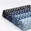 Checkerboard Lưu Lượng Jacquard Vải Denim Rửa Thủ Công DIY Túi Kết Cấu Áo Khoác Quần Áo Thiết Kế Vải 428