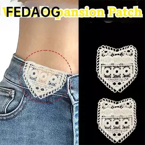 FEDAOG Thắt Lưng Mở Rộng Cho Quần Jean Bà Bầu, Làm từ Ren và Cotton, Linh hoạt điều chỉnh kích cỡ