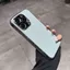 Thích hợp cho iPhone 15pro Vỏ Điện Thoại Phong Cách Mới Mạ Điện Lưới Edge 14 / 13 Niche Chống Sốc Đơn Giản