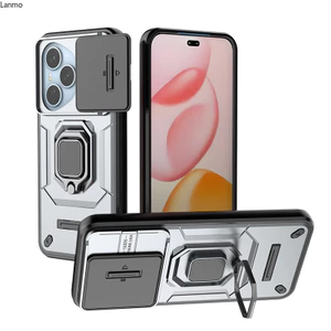 Chống Sốc Honor 400 200 Pro 400 Lite Honor 90 Lite Trượt Bảo Vệ Ống Kính Máy Ảnh Giá Đỡ Vòng Từ Tính Vỏ Điện Thoại Bảo Vệ Camera Vỏ Silicon Cứng