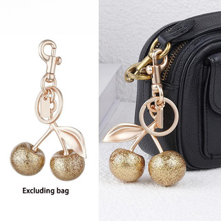 Vàng Anh Đào Mặt Dây Chuyền Khóa Dễ Thương Anh Đào Mặt Dây Chuyền Phụ Kiện Cho Nữ Ví Quyến Rũ Cho Túi Xách