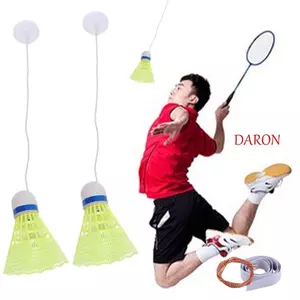 DARON 1 Bộ Cầu Lông Tự Tập Luyện, Kèm Theo Thực Hành Cầu Lông Huấn Luyện Rebound, Dây Cân Bằng Quay Dây Đàn Hồi Tự Tập Luyện Cầu Cho Trẻ Em &
