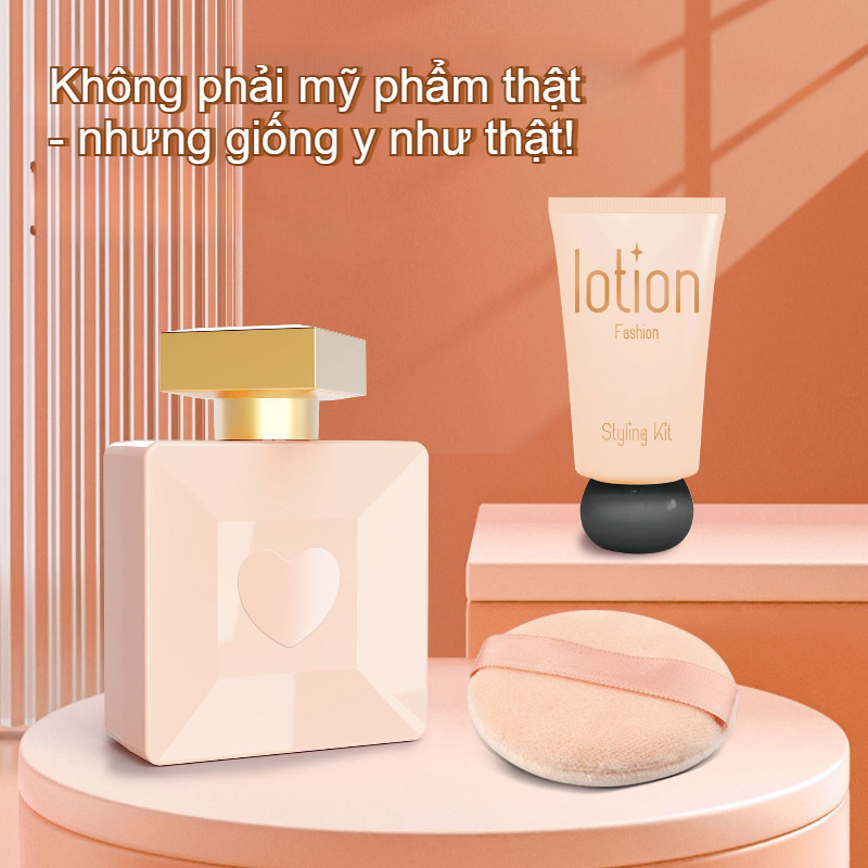 Bộ đồ Chơi Mô Phỏng Trang điểm An Toàn – Mỹ Phẩm Giả Không Màu, Không độc Hại, Giúp Bé Thỏa Sức Sáng Tạo, Kèm Túi Xách