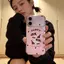 Dachshund điểm sóng Trường hợp điện thoại iPhone 1716 hàng ngày 15pro14/13/12 Dễ thương