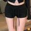 Quần Short Eo Thấp Nữ Mùa Hè Chắc Chắn Quần Dây Rút Quần Legging Mới