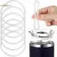 TRTR 2 Chiếc Cốc Du Lịch Tumbler Nắp Gioăng Chống Thấm Nước Lớn Niêm Phong Hiệu Ứng Cốc Chống Rò Rỉ Gioăng Silicon Nắp Cốc Dụng Cụ VN