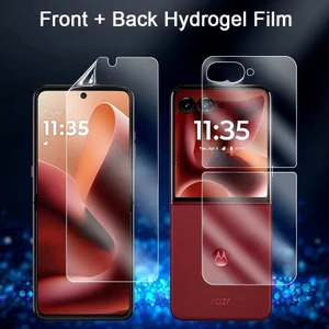 1-2 Chiếc Mềm Hydrogel Phim Có Thể Gập Lại Điện Thoại Cho Motorola Razr Ultra Razr + 2026 Chống Cháy Nổ Bảo Vệ Màn Hình Cho Motorola Razr Plus Ultra 2025 HD Phim Mềm Trong Suốt