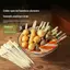 Bigapple 100 Chiếc Tre Xiên Cotail Pis Răng Cho Món Khai Vị BBQ Trái Cây Đảng RDG