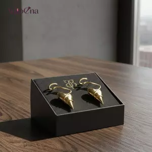 AqToCna Sang Trọng Trái Tim Huggie Vòng Bông Tai Quyến Rũ Hợp Thời Trang Trang Trang Sức Dành Cho Nữ Chunky Trái Tim Warps Bông Tai AqToCna