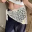 AqToCna Ren Tam Giác Tóc Khăn Cho Nữ Rỗng Ra Mini Váy Hông Rèm Khu Nghỉ Dưỡng Bể Bơi Che Đầu Quấn Phong Cách AqToCna