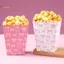 TRTR 10 Chiếc Nơ Giấy Bắp Rang Hộp Có Nơ Họa Tiết Pop Ủng Hộ Hộp Tắm Cho Bé Tiệc Điều Trị Ủng Hộ Đồ Dùng Bàn Trang Trí Đám Cưới VN