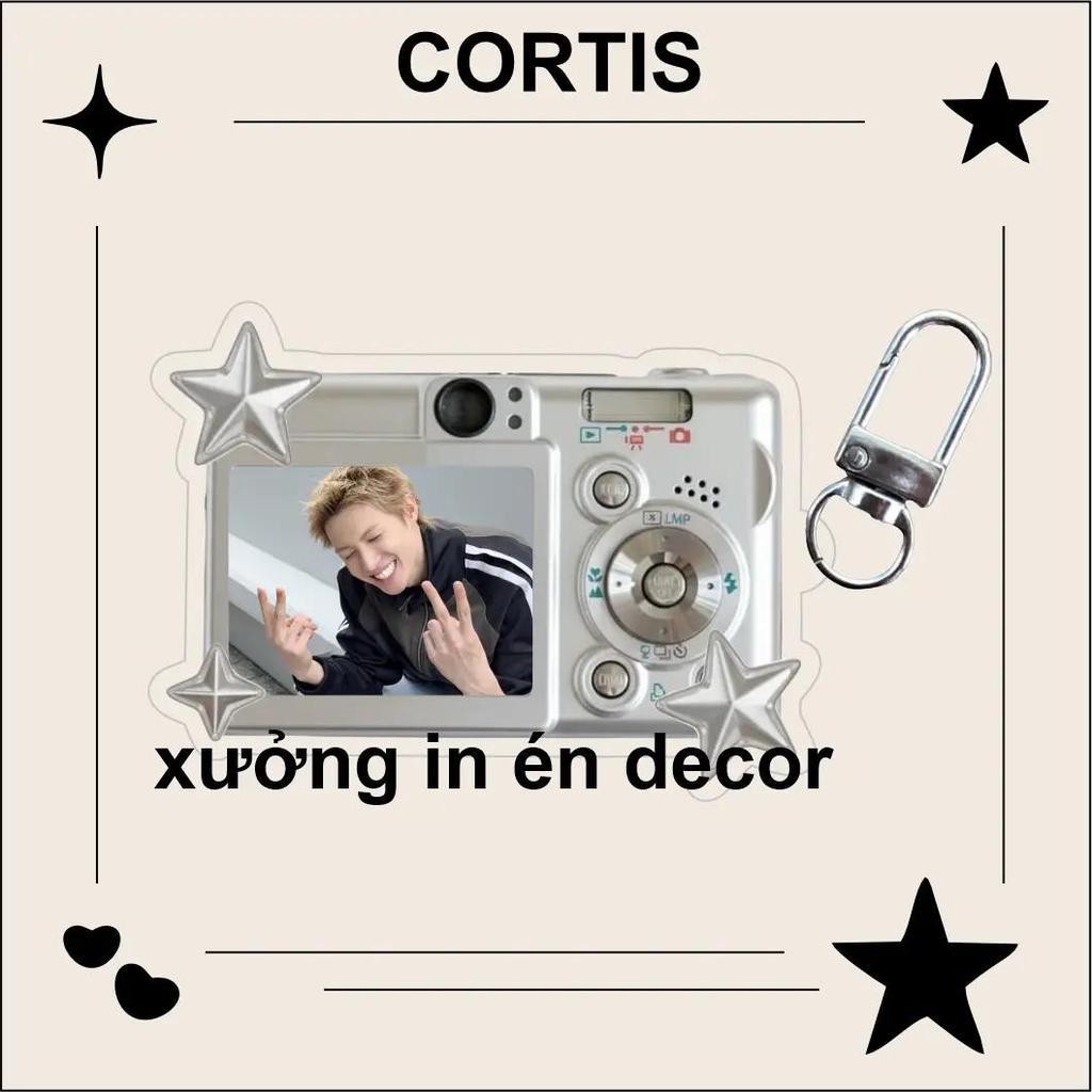 Móc khoá hình ảnh camera cortis Martin , James , Juhoon , Seonghyeon và Keonho Xưởng in Én decor