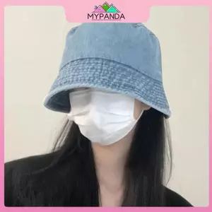 MYPANDA Phong Cách Hàn Quốc Vành Lớn Cowboy Mũ Ngư Dân Nam Nữ Xuân Hè Mỏng Ins Nhật Bản Mũ Chống Nắng.