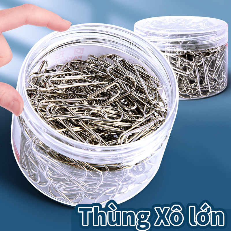 Ghim kẹp giấy A4 kim loại nhiều màu văn phòng công sở kẹp tài liệu chắc chắn nhỏ gọn hoàn hảo đẹp