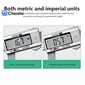 Màn hình kỹ thuật số điện tử 0-150mm Vernier Caliper Mặt số bằng sợi Carbon Vernier Caliper Đồng hồ đo thước kỹ thuật số Công cụ đo đẹp