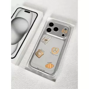 Bánh mì apple apple 17ProMax/16/15 đơn giản ins mềm trường hợp iPhone 13/14