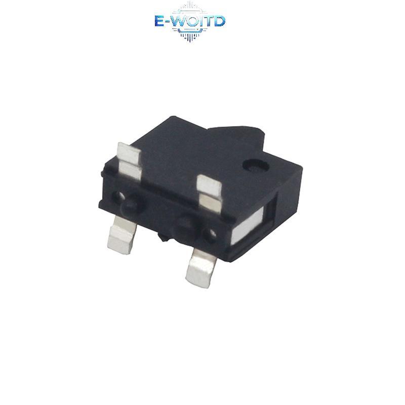 E-WOITD 10 Cái KFC-W-14 4 Pin Mini Trượt Công Tắc Đặt Lại Micro Chuyển Đổi Công Tắc Thu Nhỏ Giới Hạn Cột Dọc 16V 100mA E-WOITD