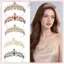 JRP Vương Miện Mũ Cho Bé Gái Sinh Nhật 1st Kim Sa Lấp Lánh Tóc Nữ Thanh Lịch Tiệc Cưới Nữ Hoàng Phụ Kiện JRP
