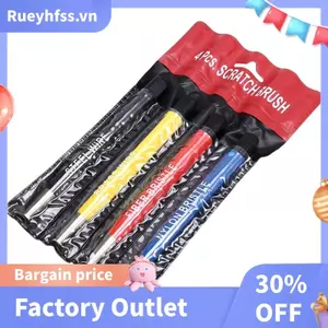 4 Bàn Chải Trầy Xước Bộ Bút Pre-P Chà Nhám Sợi Thép Đồng Nylon Đa Chức Năng Loại Bỏ Ăn Mòn & Rỉ Trang Sức