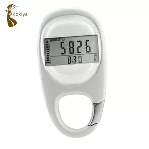 Đi bộ di động Máy đếm bước 3D với kẹp Carabiner Công nghệ tập thể dục Bộ đếm khoảng cách bước để leo núi Đi bộ đường dài Chạy bộ đi bộ