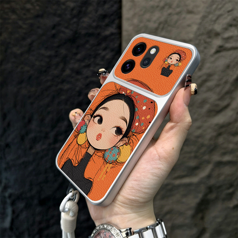Ốp Lưng PBZZ Cho OPPO Reno 15 pro MAX reno15 Reno 15F 5g Vỏ Điện Thoại Lo Âu Vỏ Mềm Silicon Chống Sốc Thiết Kế Mới Thẩm Mỹ Hoạt Hình Dễ Thương Có Dây Buộc Cho Bé Gái TBDTMD1