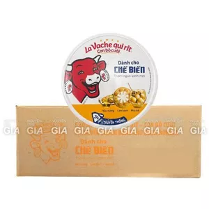 Phô mai bò cười chế biến vị truyền thống hộp 3 lớp 336g