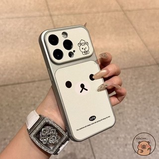 Dành Cho Honor X5C X5B Plus Win RT Play 10 4G 5G Vỏ Điện Thoại Màu Trắng Lớn Cửa Sổ Da PU Dây Dễ Thương Gấu Dâu Hoạt Hình Bạc Vỏ Mềm