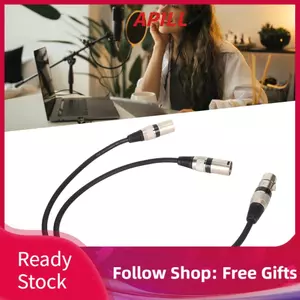 apill Acouto XLR Splitter Cable cho Dual M để Fem Mất Thấp Kết Nối Mixer Mic Loa-.6ft