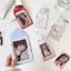 Móc khóa giữ Photocard BRBRAA, Hộp đựng thẻ ID 3 Inch bằng nhựa PVC, Hộp đựng thẻ hoạt hình treo phong cách INS di động cho quà tặng bé gái
