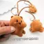 Gấu Nâu Tên Treo Sinh Viên Móc Khóa Dễ Thương Pinch Gọi Sang Trọng Đồ Trang Trí Giọng Nói Đơn Giản Trẻ Em Đồ Chơi Sáng Tạo 5.8