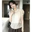Áo sơ mi voan chấm bi phong cách Hàn Quốc dành cho nữ mùa hè thon gọn hơn trông sang trọng Áo sơ mi nhỏ Sling Top hợp thời trang hai mảnh