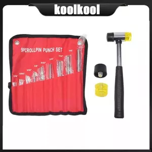 Kool Pack gồm 13 Bộ công cụ toàn diện Roll Pin Punchs Benches Block Hammer Bao gồm