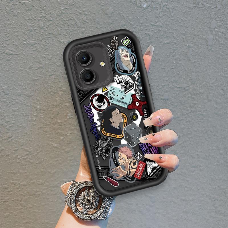 Ốp Lưng Cho OPPO A3X 4G 5G A3 NFC 4G 5G Phim Hoạt Hình Silicon Mềm Đáng Yêu Ốp lưng TPU Jujutsu Kaisen Anime Mắt Thiên Thần Chống Sốc Ốp Lưng