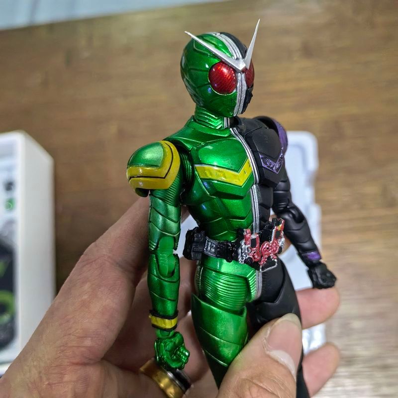 Phong Cách Mới SHF Kamen Rider Xương Thật Khắc W Shippuden Ace Fengdu Thám Tử Fangs Ace ko Kỷ Niệm Phiên Bản Hình