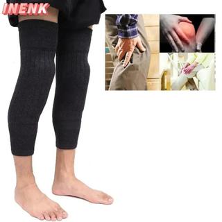 INENK Dụng cụ làm ấm chân, Tấm bảo vệ đầu gối bằng len Cashmere, Đầu gối ấm đầu gối màu đen / xám