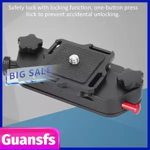 guansfs PULUZ SLR Máy ảnh không gương lật Action Quick Mount Buckle Photography Ba lô Clip