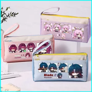 HT2 Honkai: Star Rail Kafka Hộp Đựng Bút Túi Dung Tích Lớn Hoạt Hình Anime Fu Xuân Văn Phòng Phẩm Túi TH2