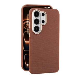 Sang Trọng Chính Hãng TechWoven Cho Ốp Lưng Từ Tính Samsung Galaxy S26 Ultra S25 S24 S23 Sạc Không Dây Dệt Họa Tiết