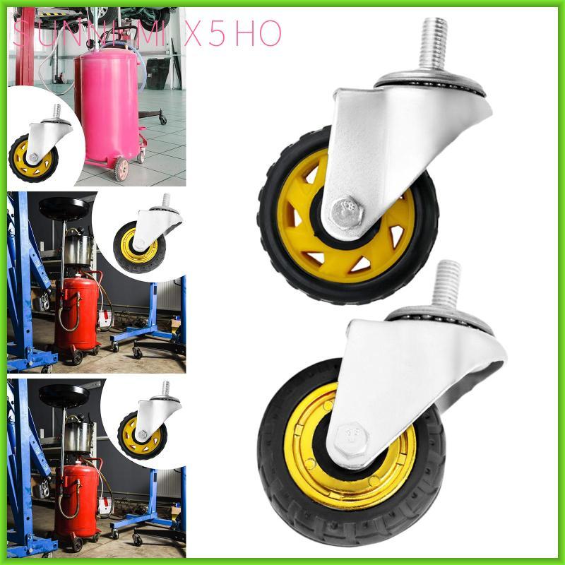 Nội Thất Bánh Xe Xoay Tấm Bánh Xe Thay Thế Bánh Xe Hạng Nặng Có Phanh Xoay 360 Độ Gang Thành Phần Thích Hợp Cho Bàn Làm Việc Cab
