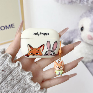 Zootopia cho Airpods4 Airpod 1 / 2 3 Pro Pro2 pro3 Bộ tai nghe Bluetooth không dây Vỏ bảo vệ tai nghe AirPods Pro i3 i4 pro3