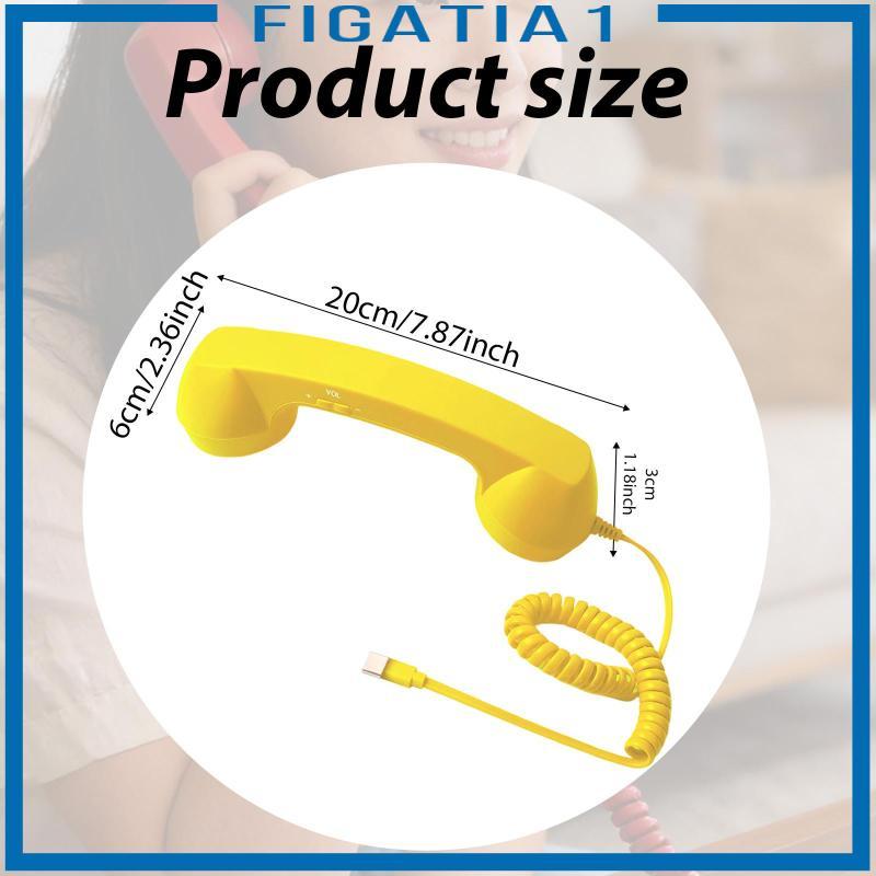 Điện thoại cổ điển Điện thoại cầm tay ABS có dây Cắm micro Loa giảm tiếng ồn