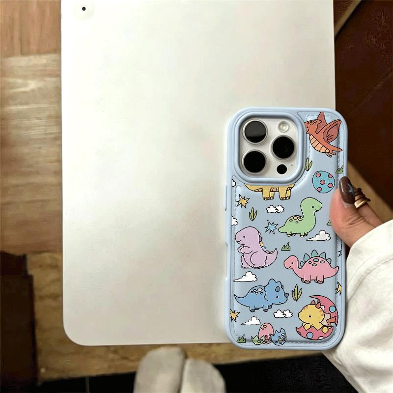 Kỳ thú đồng vẽ  Đối với iPhone 15Pro14plus thrường hợp đơn giản và dễ thương