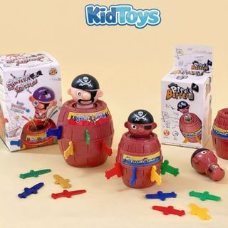 Đồ chơi hải tặc đâm kiếm KidToys – thùng cướp biển vui nhộn cho bé