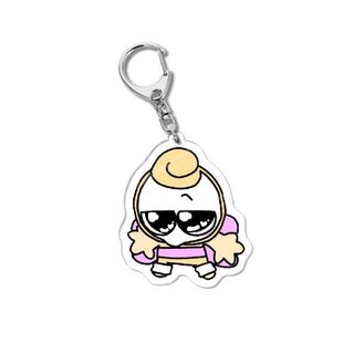 Móc khóa Acrylic 6cm Anime Dandy 's World - Dandy / Razzle / Dazzle, Thiết kế dễ thương & ma quái, Quà tặng