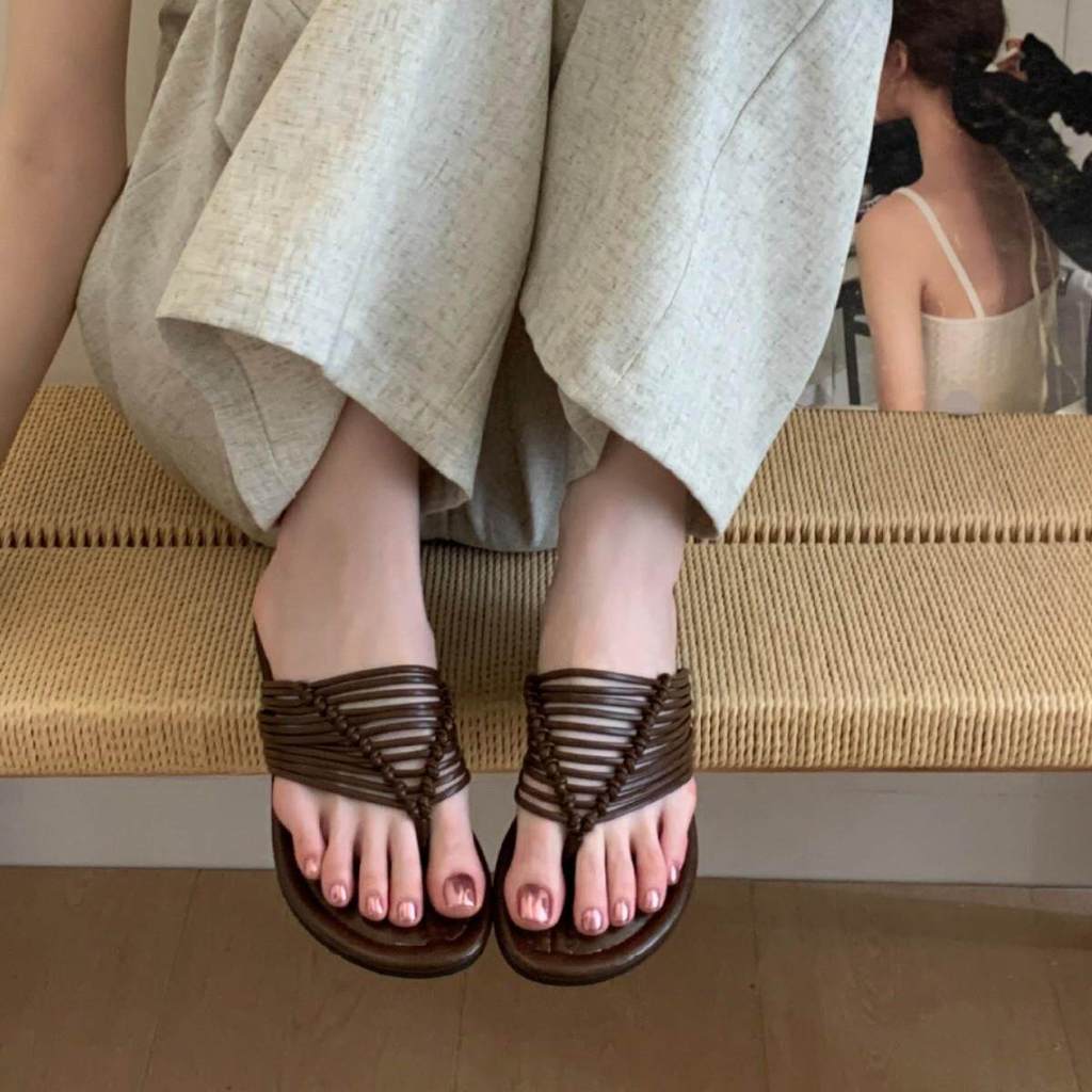 TT 2026 Set-Toe Dép Phù Hợp Với Nữ Bán Chạy Đế Mềm Thoải Mái Đi Biển Lật Thoáng Mát