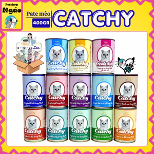 Pate Catchy 400gr - Thức ăn cho mèo, bổ dưỡng, nhiều vị, tiết kiệm