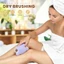 Ướt Khô Da Bàn Chải Cơ Thể Lợn Tự Nhiên Lông Khô Tẩy Tế Bào Chết Massage Toàn Thân Làm Sạch SPA Dụng Cụ Cho Cellulite Lymphatic Drainag